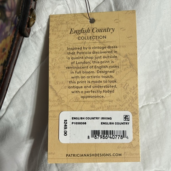 NWT Patricia Nash English Country Collection Purse / crossbody. - Picture 2 of 10